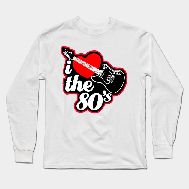 i love the 80's Long Sleeve T-Shirt by vizjunkie